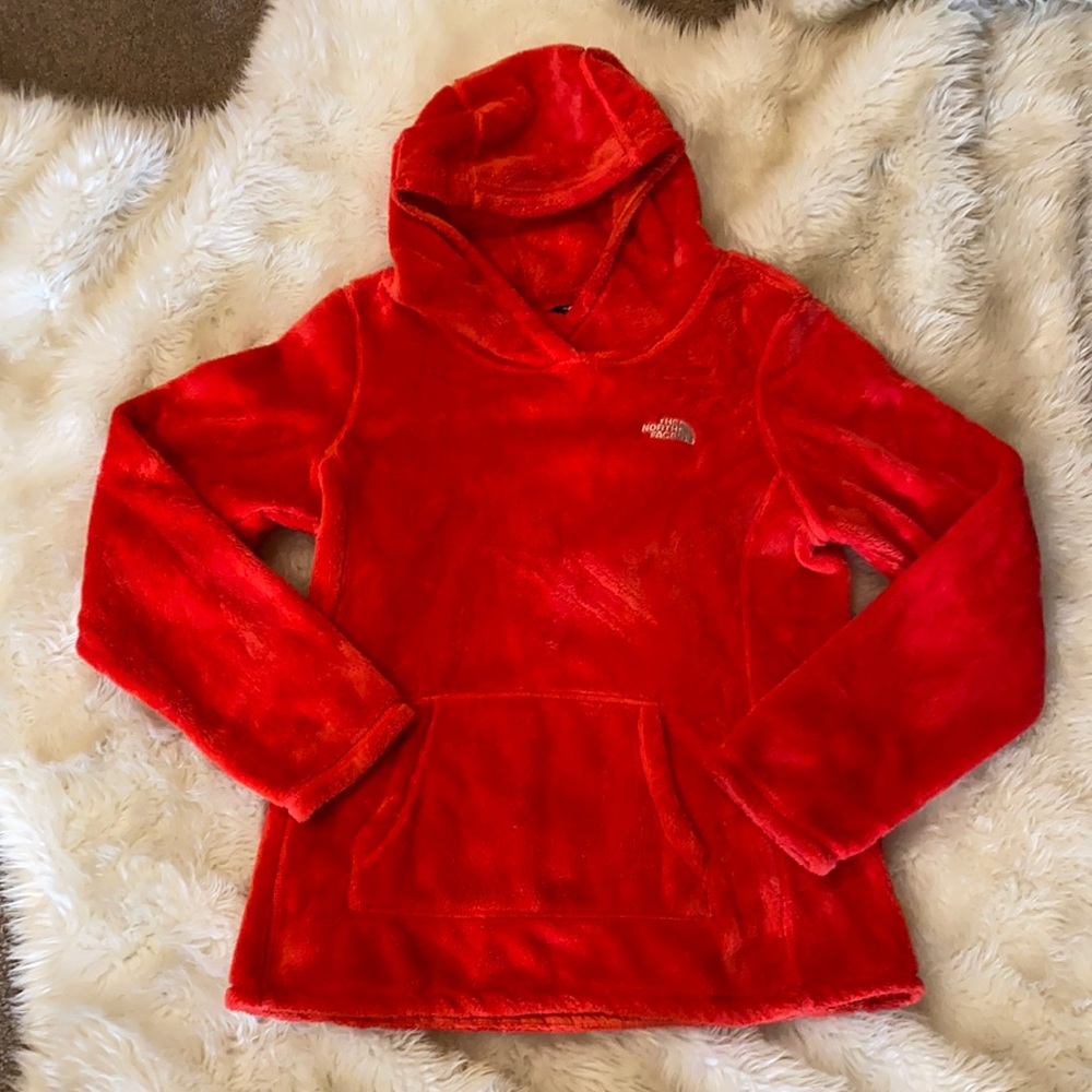 The North Face Orange Osito Hoodie M